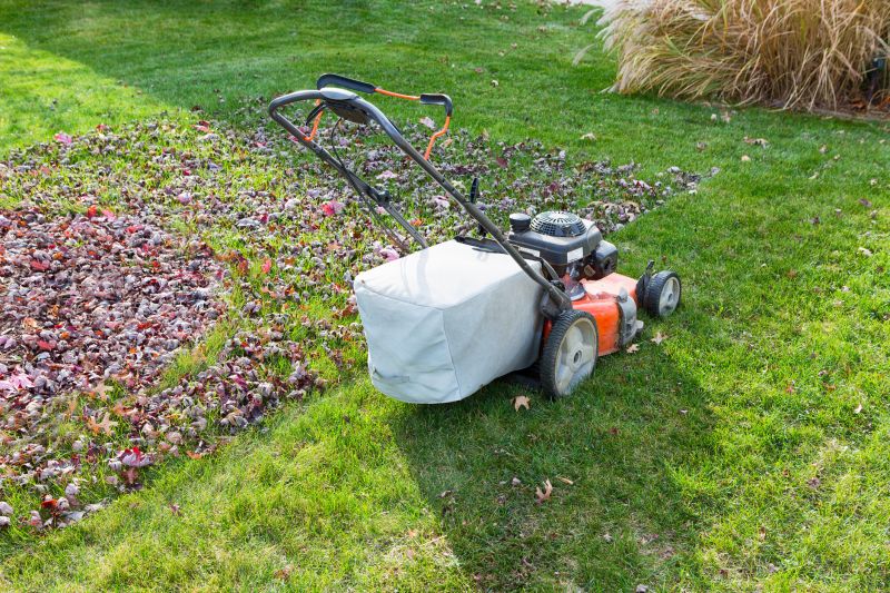 Lawn Care Equipment in Use